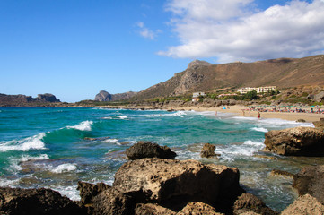 Falassarna, one of the most beautiful beaches of Crete