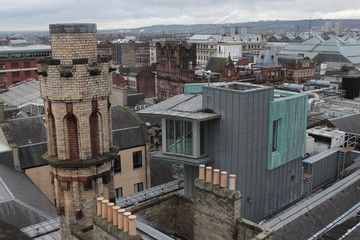 Naklejka premium Auf dem Lighthouse in Glasgow