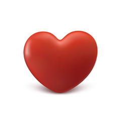 3D Heart. Vector illustration