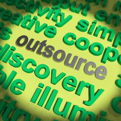 Outsource Word Means Hiring Independent Worker Or Subcontractor