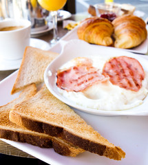 coffee and croissants