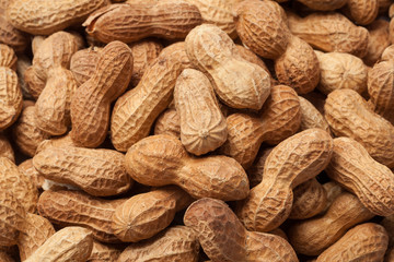 Pile of Raw Peanuts