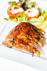 Grilled Ribs meat steak