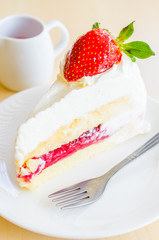 Cake strawberry