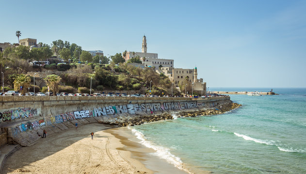 View of Jaffa from the Tel Aviv Promenade