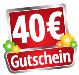 40 Euro Gutschein