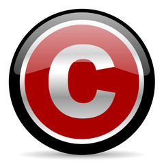 Fototapeta premium copyright icon