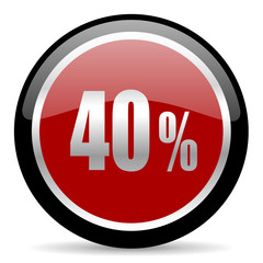 40 percent icon