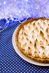 meringue pie , homemade