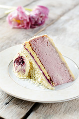 cheesecake blackcurrant