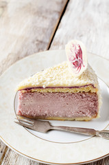 cheesecake blackcurrant