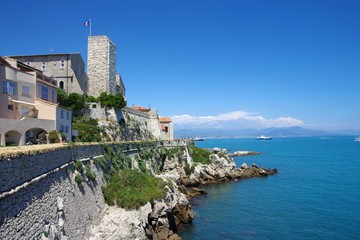 les remparts &agrave; Antibes (France)