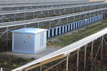 Trafos in Solarpark