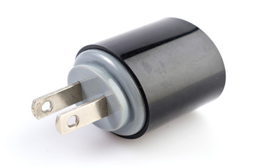 Power plug isolated on white background
