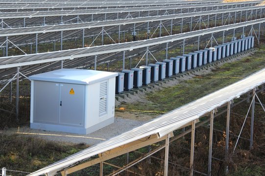 Trafos in Solarpark