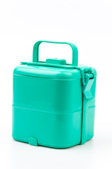 Tiffin isolated white background