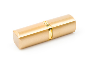 lipsticks isolated white background