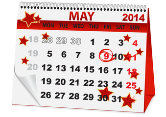 icon calendar for May 9