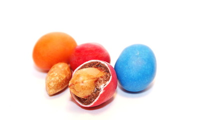 Obraz premium Erdnuss Schokolade