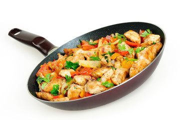 Chicken with vegetable