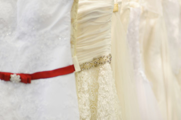 A few beautiful wedding dresses