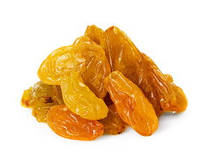 raisins isolated