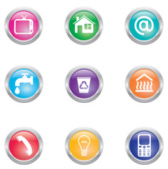 utility bills icons