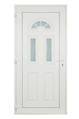 white door isolated