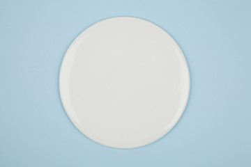 white ceramic circle