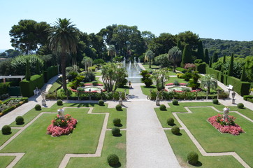 villa Rothschild, Saint Jean Cap Ferrat, jardins