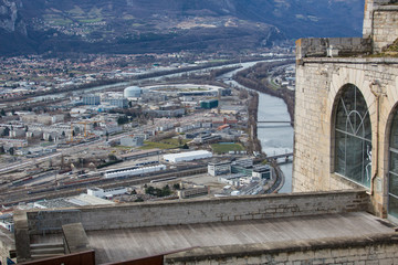 Fototapeta premium Vue sur le synchrotron de la Bastille