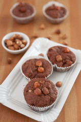 Schokoladen Nuss Muffins