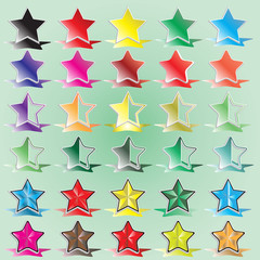 stars in colors