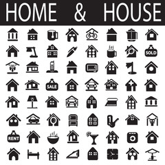 home and house icons
