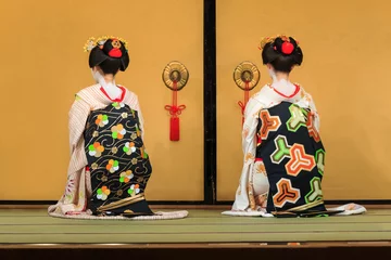 Fotobehang Maiko in Kyoto © coward_lion