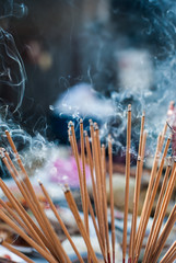 incense stick prepare for pray respect to the buddha