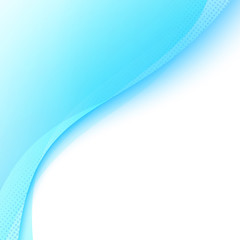 Modern abstract blue folder banner template