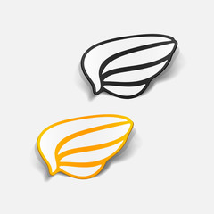 realistic design element: wing