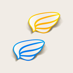 realistic design element: wing