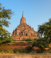 Fototapeta na wymiar Sulamani temple in Bagan, Myanmar