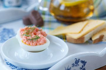 stuffed eggs