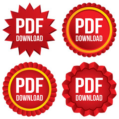 PDF download icon. Upload file button.