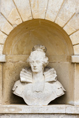 bust of Queen Elizabeth, Stowe, Buckinghamshire, England