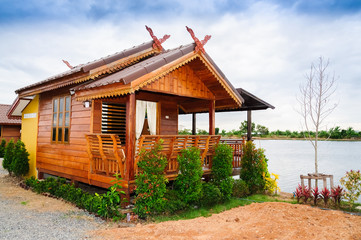 Fototapeta na wymiar Thai style house