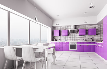 Modern kitchen interior