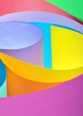 Obraz premium Rolls of color paper