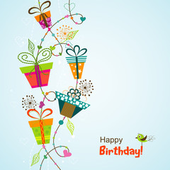 Obraz premium Template greeting card, vector