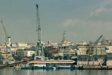 Naklejka premium Quai industriel 