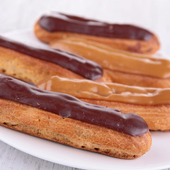 french pastry, eclair