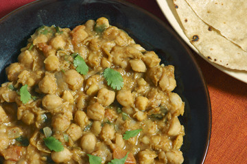 Chana dal in spicy gravy from North India